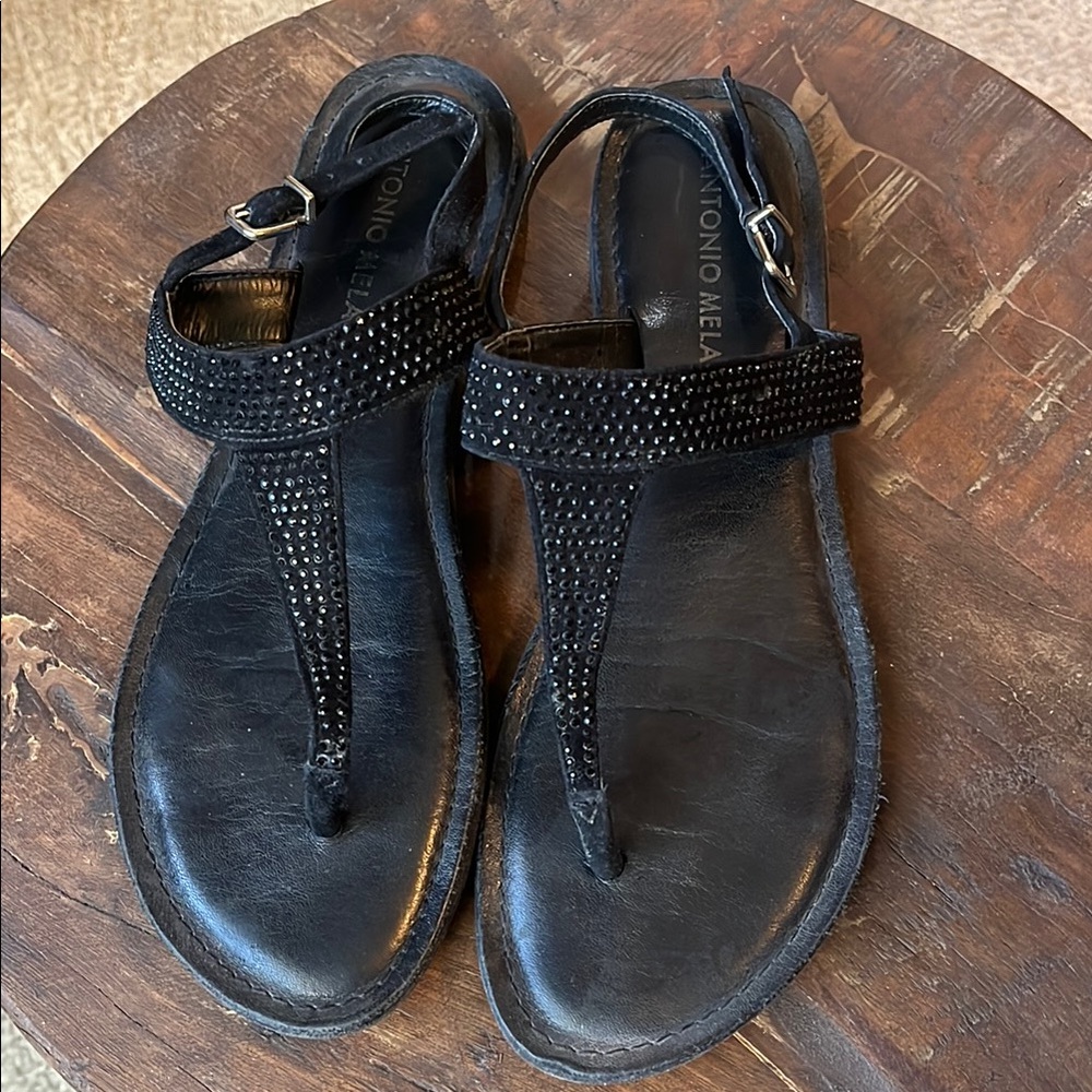 Antonio Melani Black Sandals